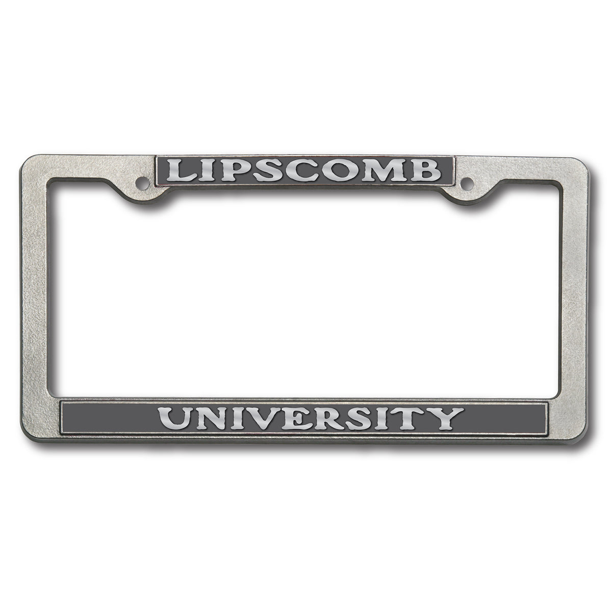 Heavy Duty Pewter License Plate Frame Campus Store