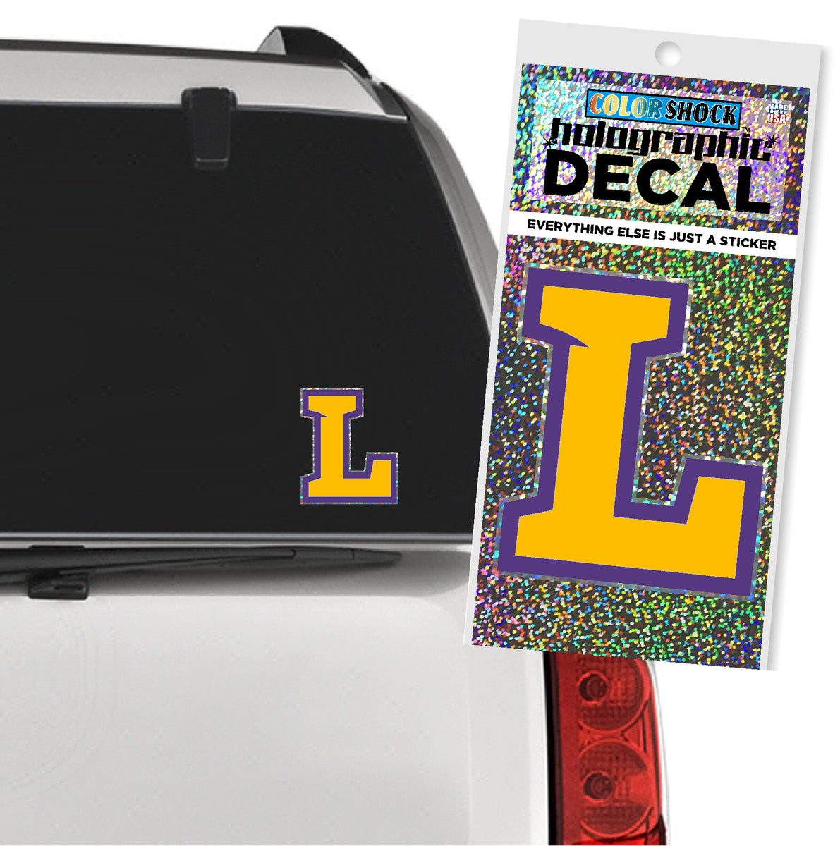 Holographic Car Decal Campus Store