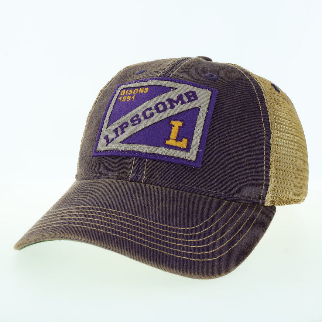 Old Favorite Trucker Snapback Cap, Purple (F24)