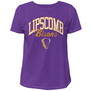 Ladies Vintage Washed Cotton Tee | Purple