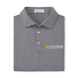 Jubilee Stripe Stretch Jersey Polo | Black
