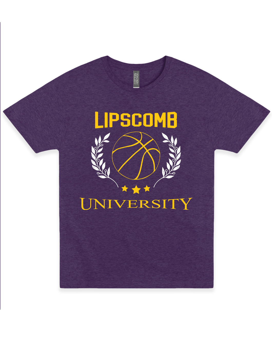 Basketball Tee | Purple Heather