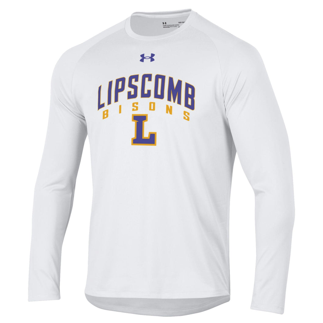 UA Tech Long Sleeve Tee, White