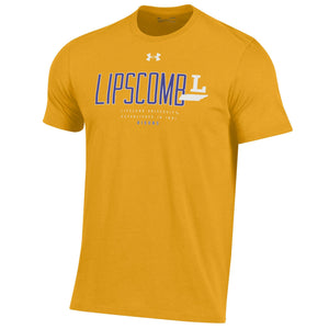 UA Performance Cotton Short Sleeve Tee, Steeltown Gold
