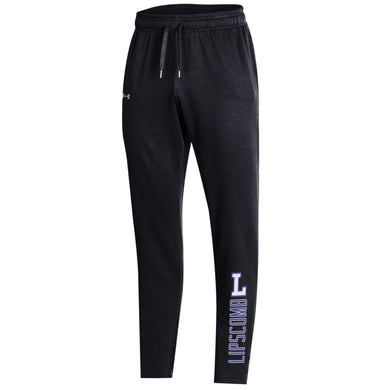 UA All Day Fleece Open Bottom Pant, Black