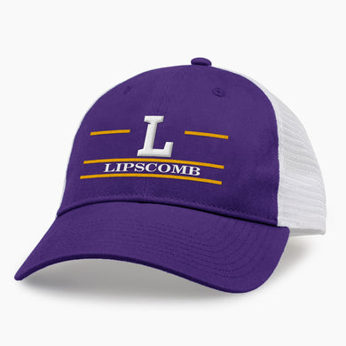 Bar Design Mesh Hat, Purple (F22)