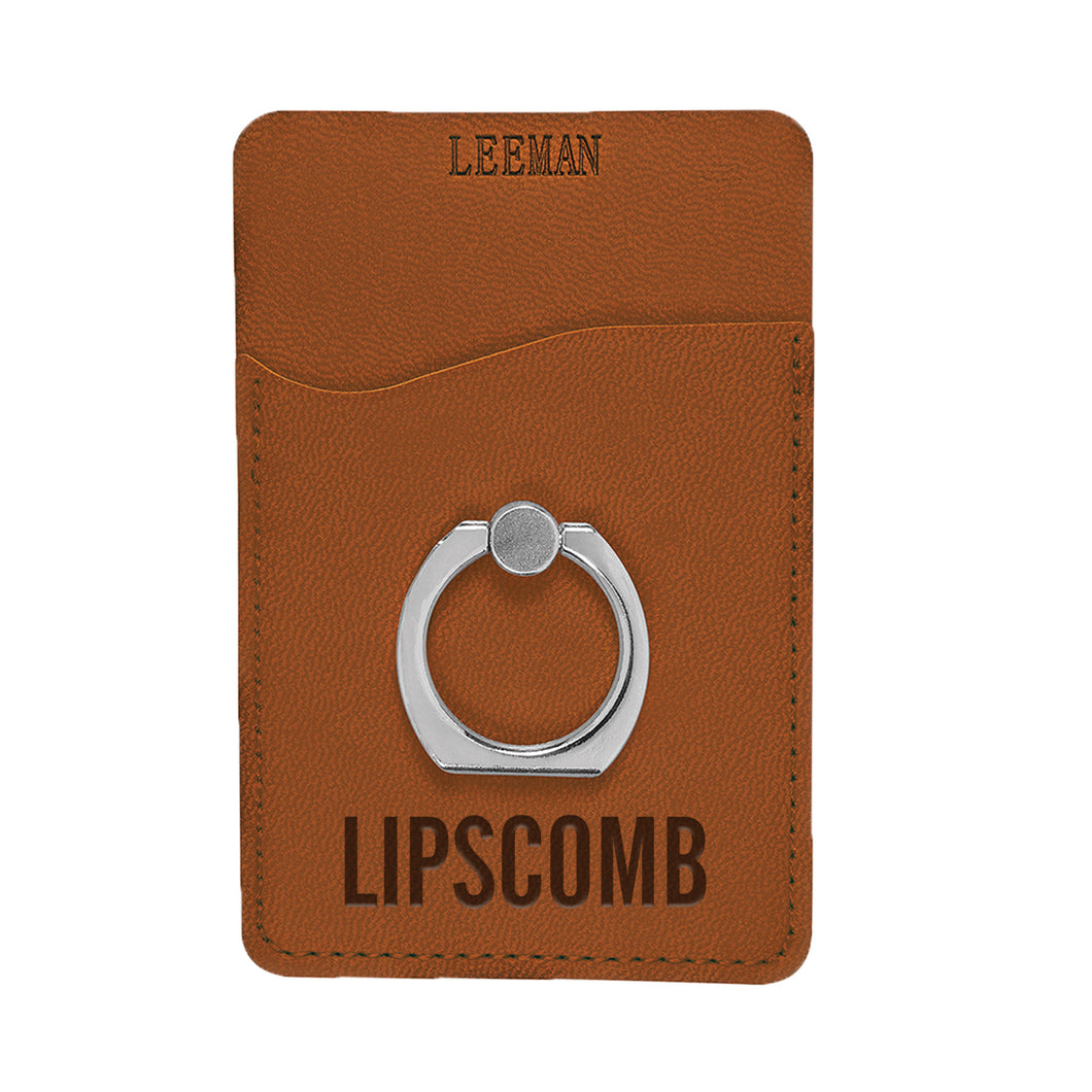 Spirit Tuscany Card Holder and Phone Stand, Tan