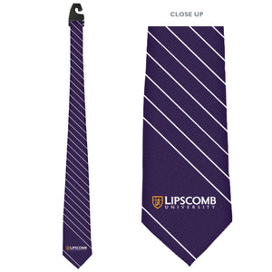 Spirit Jefferson Neck Tie, Purple/White