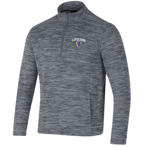 Tempo Fleece 1/4 Zip by Under Armour, Pitch Gray Novelty
