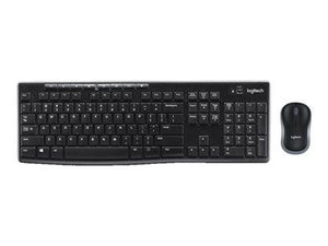 Tech Logitech Wireless Mouse And Keyboard Combo, Black